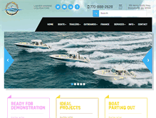 Tablet Screenshot of laniermarine.com
